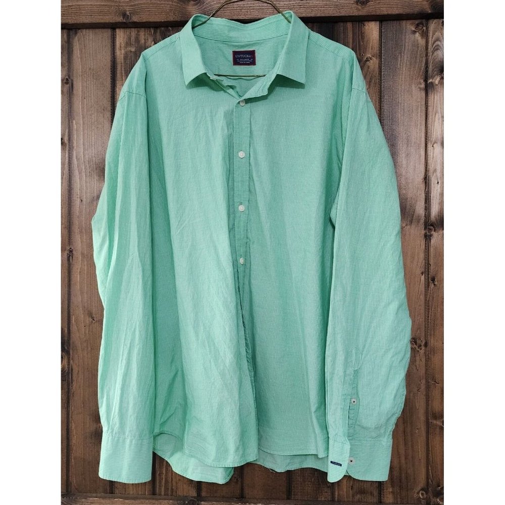 MENS UNTUCKit LONG SLEEVE BUTTON DOWN SHIRT